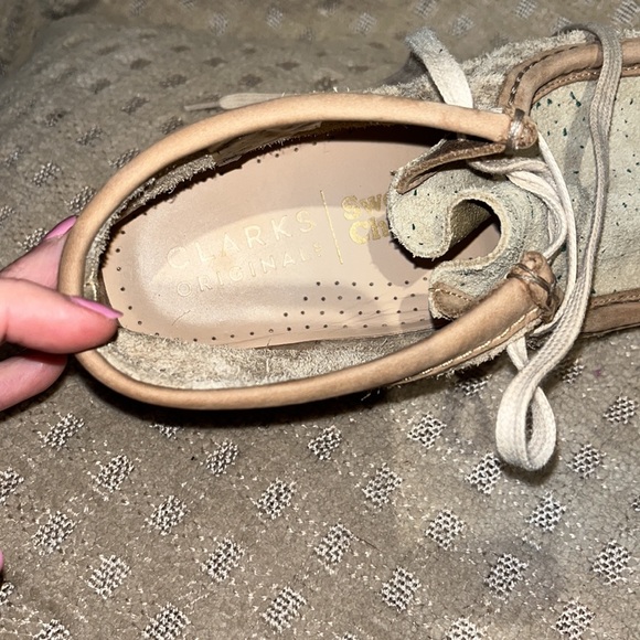 Men’s Clark’s original wallabies sweet chick, boots, size US seven - Picture 5 of 6